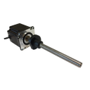 External Linear Stepper Motor - Nema 23, 2mm pitch, 200 mm length ...